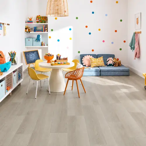 Vinyl flooring installed in a Dubai home