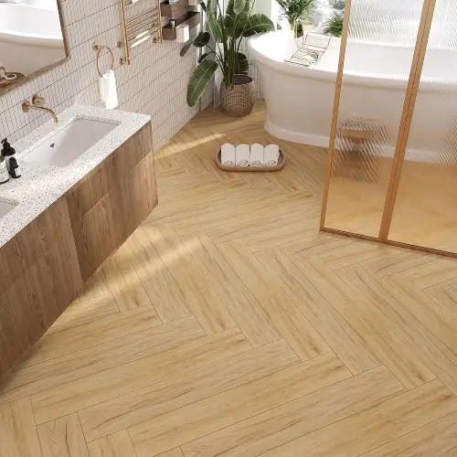 Vinyl flooring installed in a Dubai home