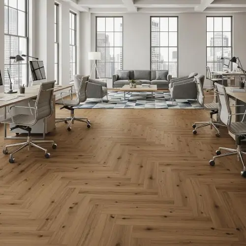 Vinyl flooring installed in a Dubai property