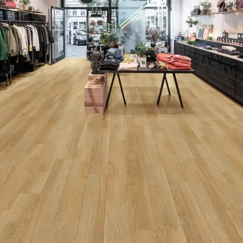Vinyl flooring installed in a Dubai property