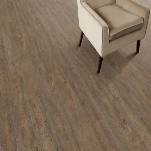 Wood-effect LVT flooring sample